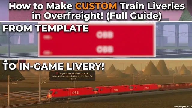 Overfreight Livery Template Guide: Design and Apply Train Skins